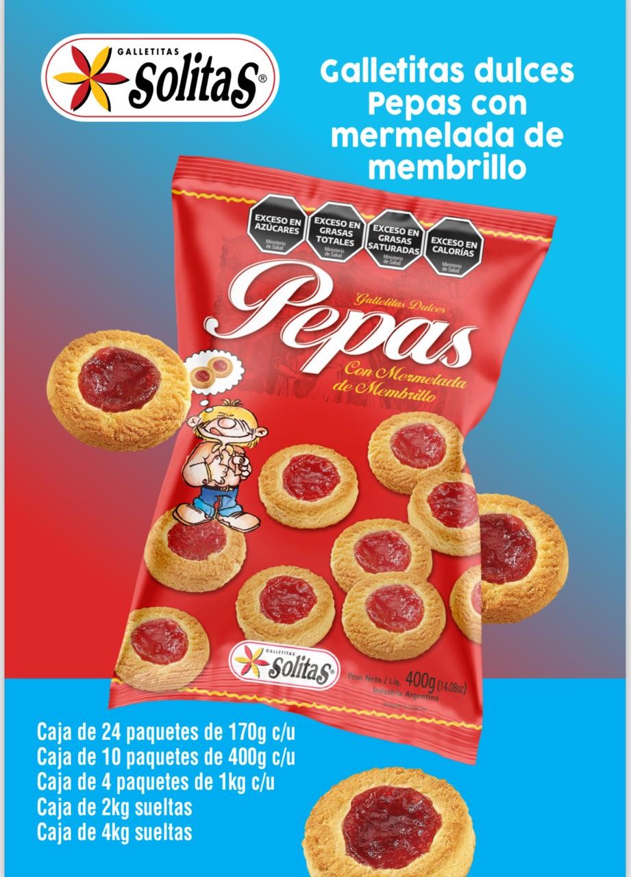 GALLET. SOLITAS PEPAS X400GR.