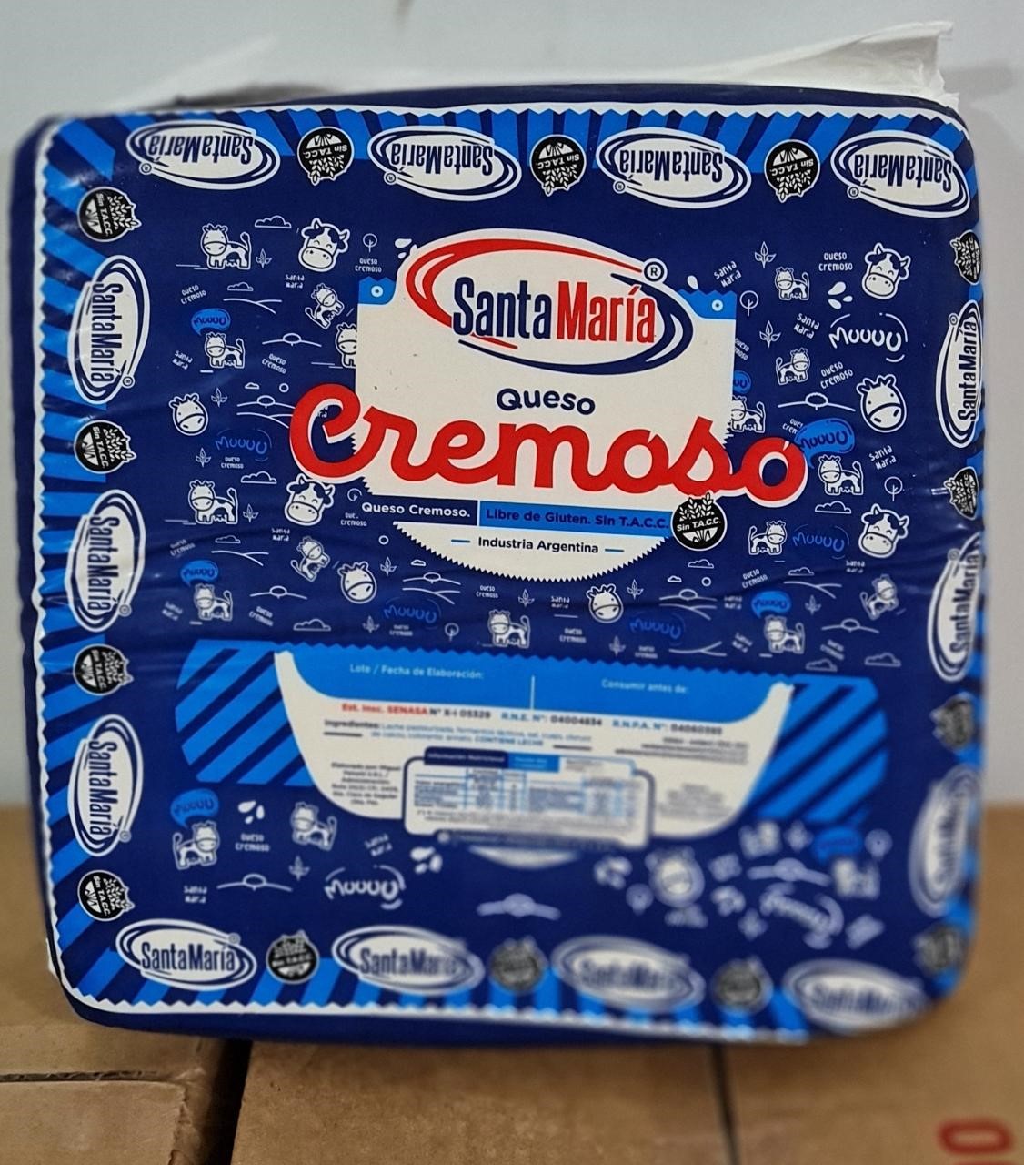 CAJA QUESO CREMOSO SANTA MARIA