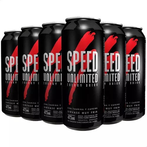 ENERGIZANTE SPEED UNLIMITED XL 12X473C.C.(GRANDE)