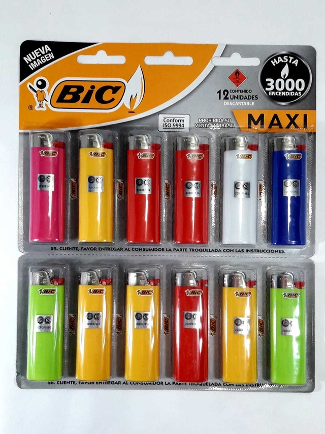 ENC. MAXI BIC X12U.