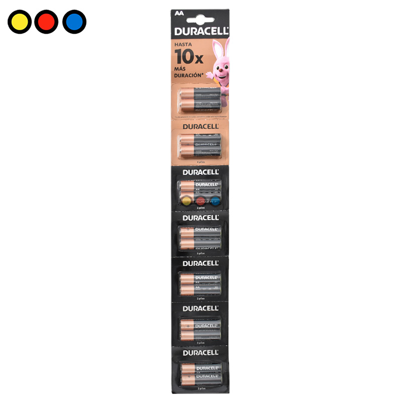 DURACELL AA CHICA TIRA X14U.