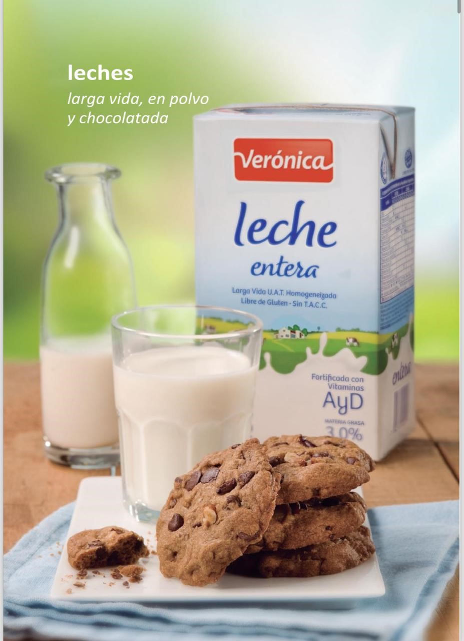 LECHE LARGA VIDA ENTERA VERONICA 12X1LTR.