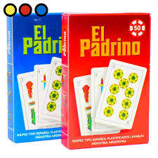 PACK NAIPES EL PADRINO PLASTIFICADOS 6X50U.