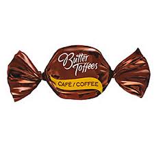 CARAM. BUTTER TOFFEES CAFE X822GR.