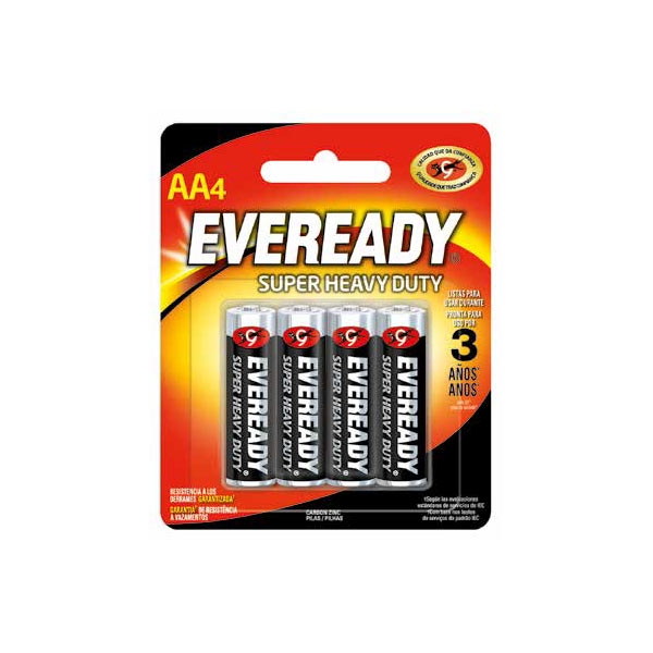 EVEREADY AA CHICA DISPLAY X4U.