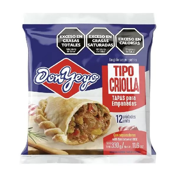 DISCOS DON YEYO P/EMP. CRIOLLAS X12U.