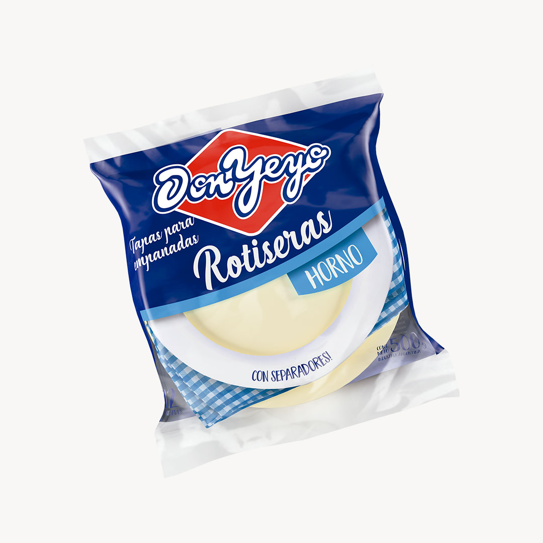 DISCOS DON YEYO P/EMP. ROTISERAS HOJALDRE X12U.