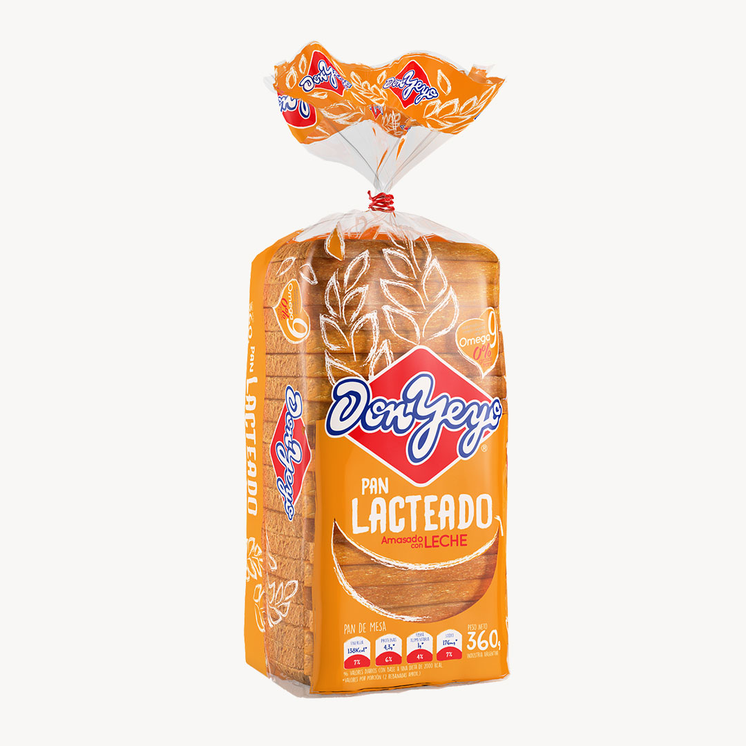 PAN LACTEADO DON YEYO X360GR.