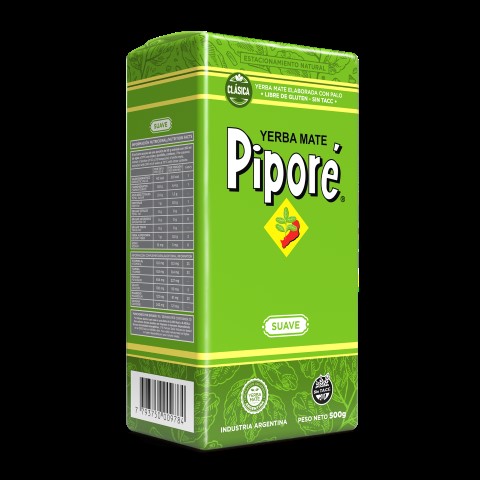 YERBA PIPORE SUAVE X500GR.