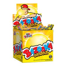 OFERTA-CHICLES BAZOOKA BANANA X120U.