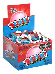 CHICLES BAZOOKA TUTTI FRUTI X80U.