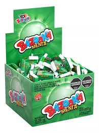 OFERTA-CHICLES BAZOOKA MENTA X120U.