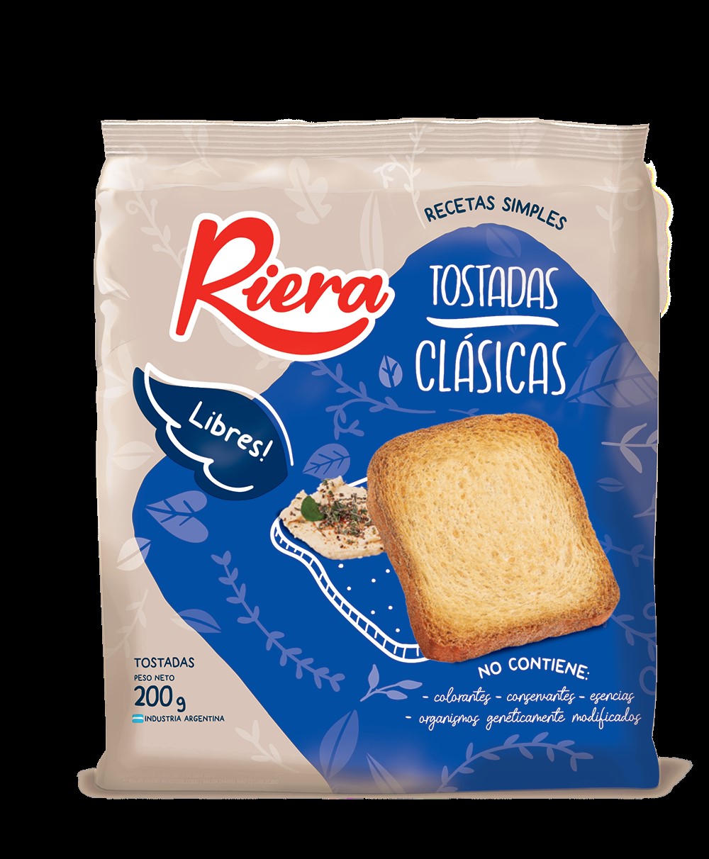 TOSTADAS RIERA CLASICAS DE MESA X200GR.