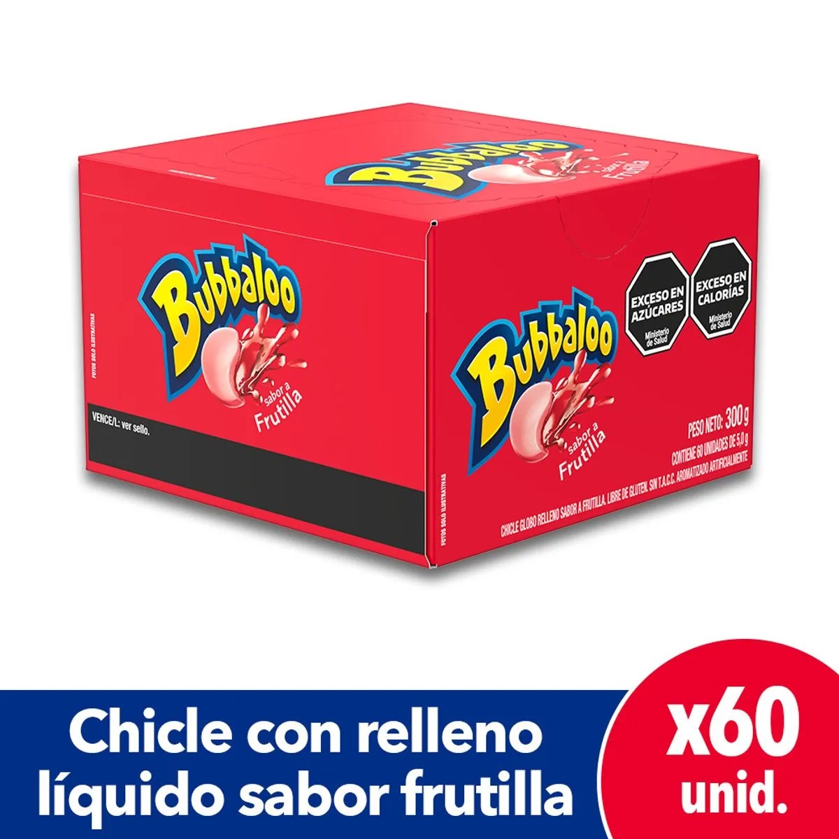 CHICLES BELDENT FRUTILLA X20U.