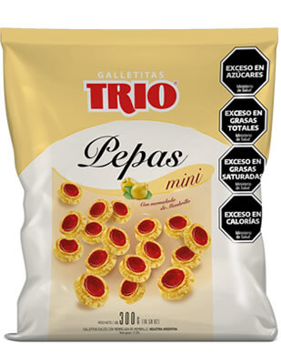 GALLET. TRIO MINI PEPAS X300GR.