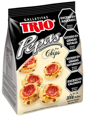 GALLET. TRIO PEPAS C/CHIPS X300GR.