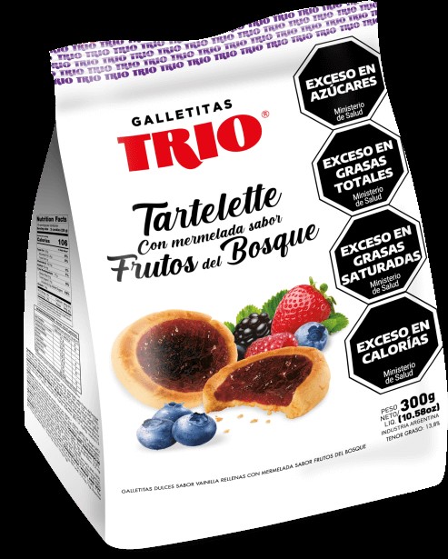 GALLET. TRIO TARTELETTES FTOS. DEL BOSQUE X300GR.