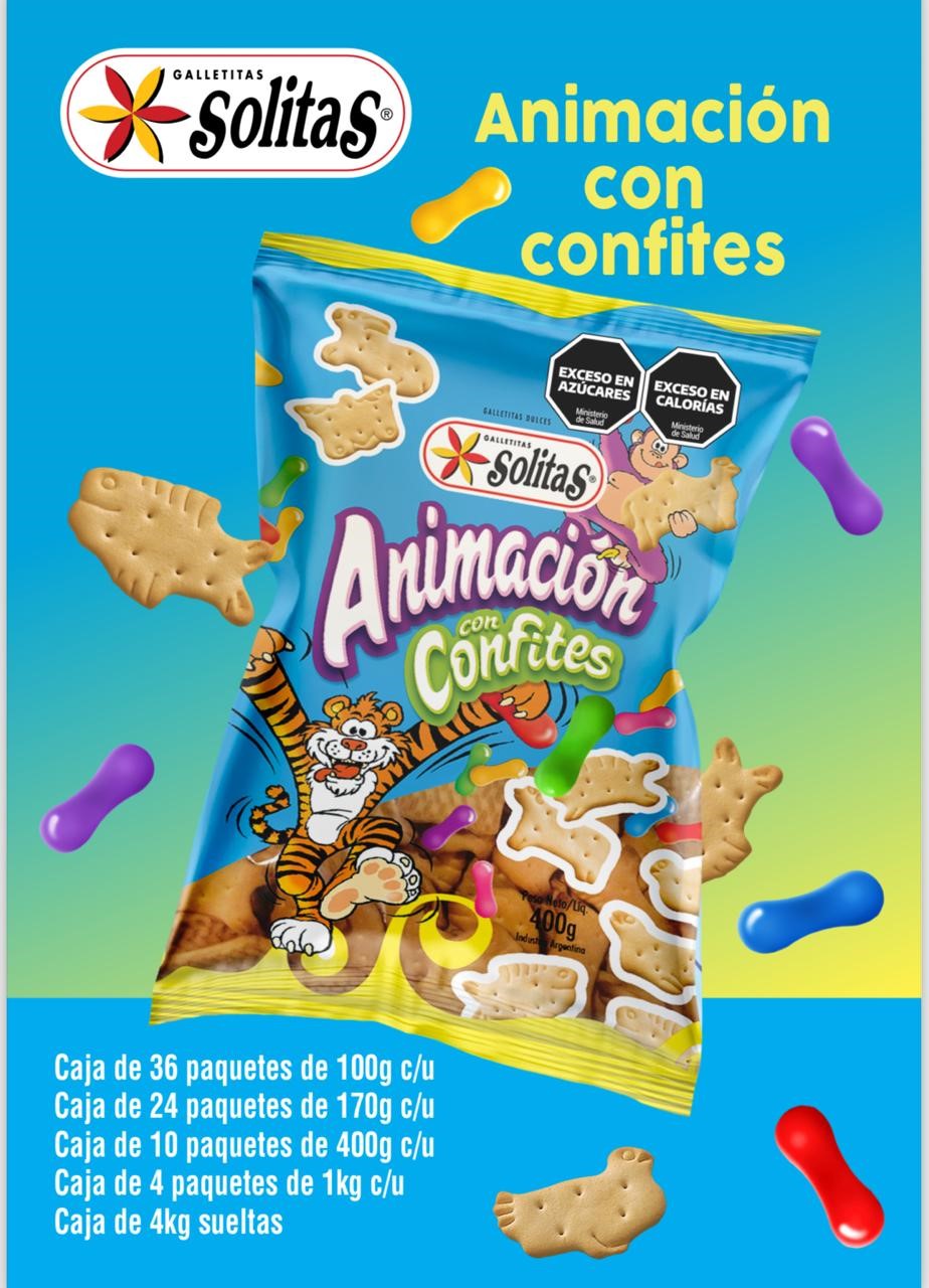 GALLET. SOLITAS ANIMACION X400GR.